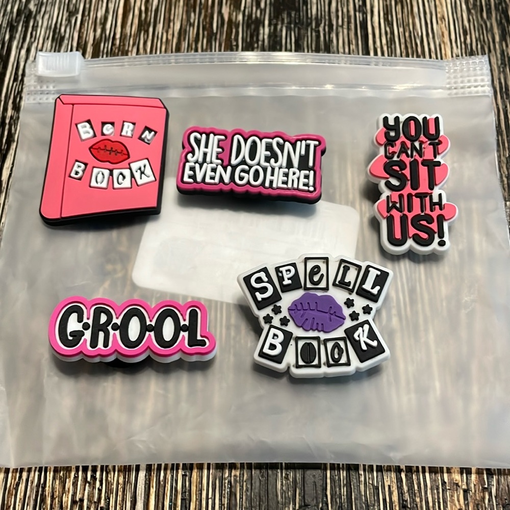 NWOT MEAN GIRLS Croc Charms